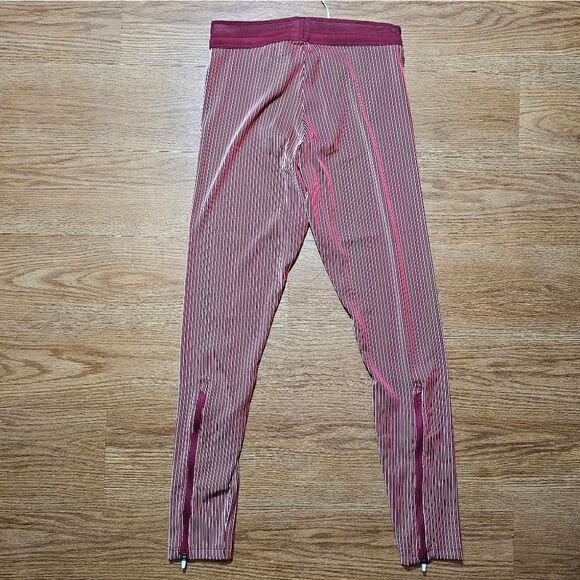 Nike Pro Elite USA Running Compression Tight Pants Medium M Red White Ankle Zips - Picture 9 of 12